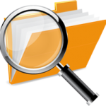 folders-magnifying-glass